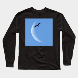 Toutching Crescent moon Long Sleeve T-Shirt